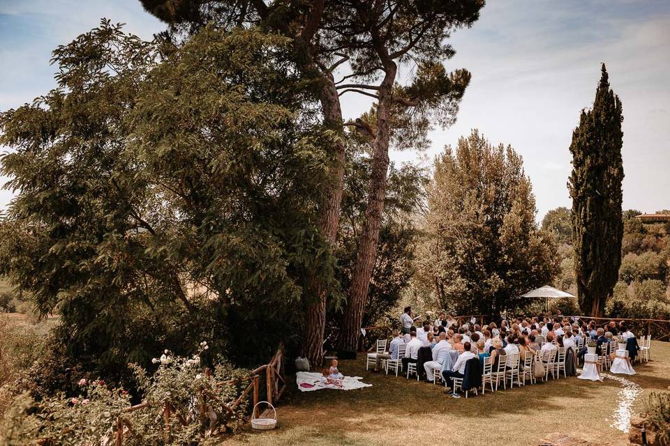 Cerimonia in giardino