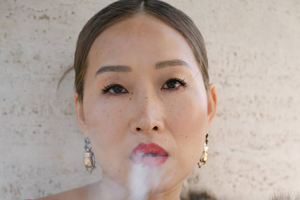 Asiatic girl makeup