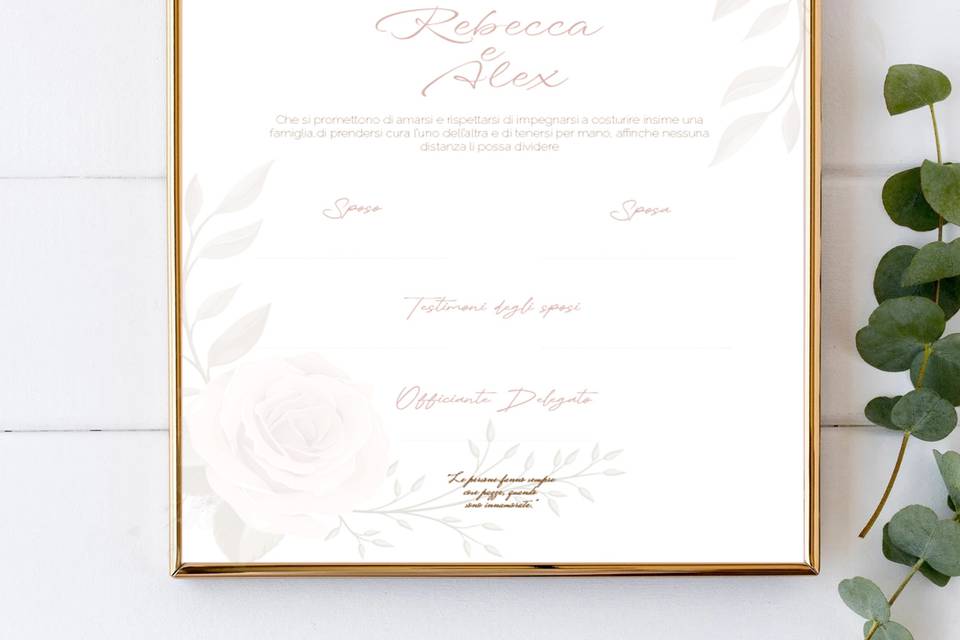 Certificato di matrimonio