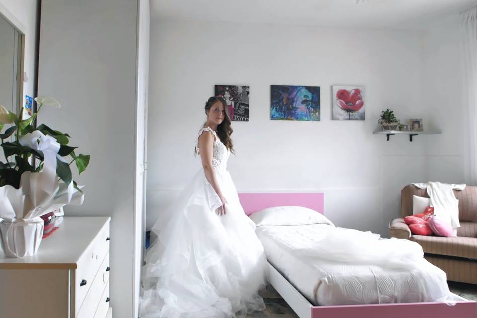 Video matrimonio abito sposa