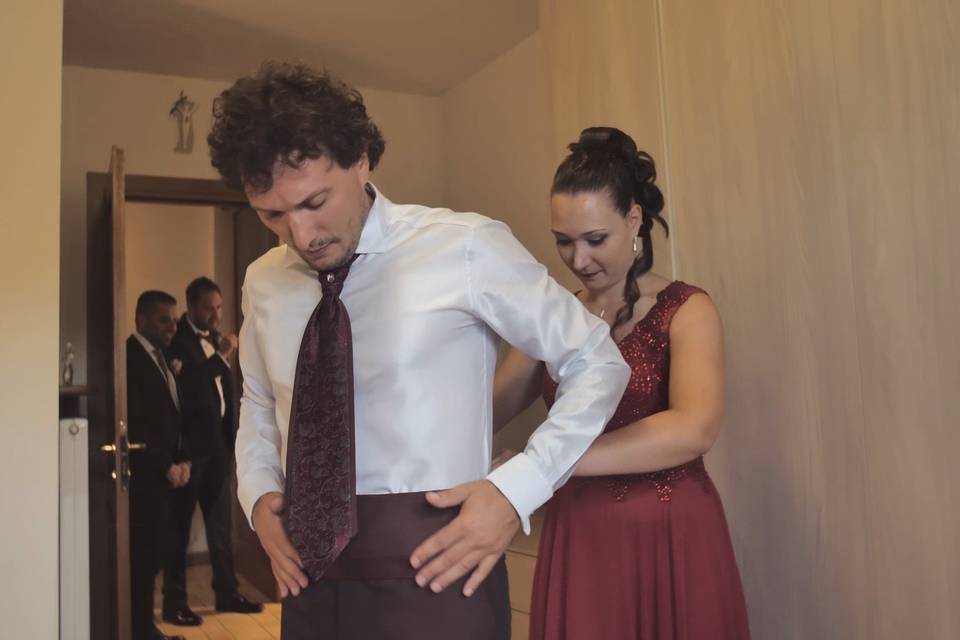 Video matrimonio sposo