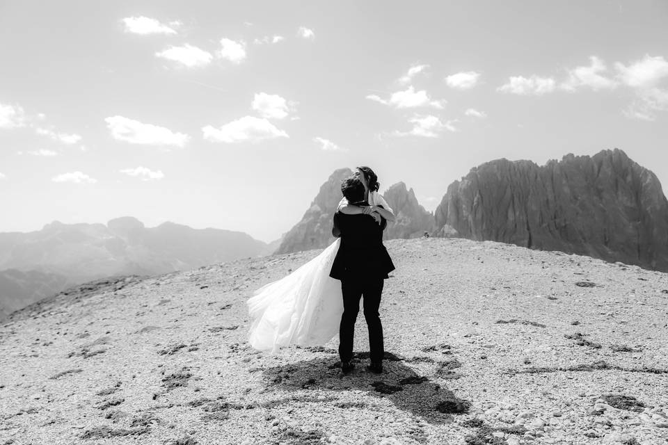 Matrimonio nelle Dolomiti