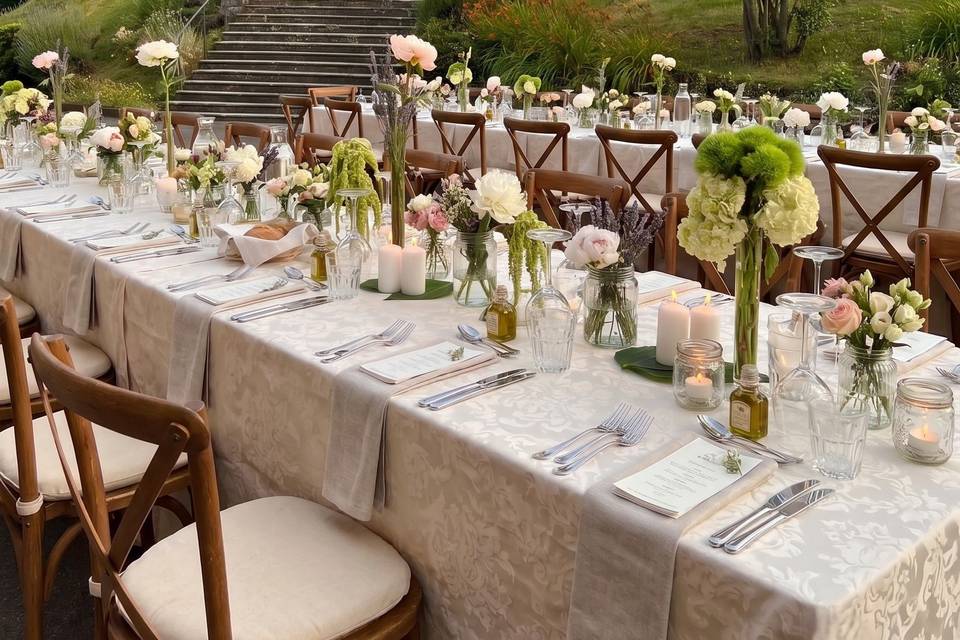 Allestimento all'aperto