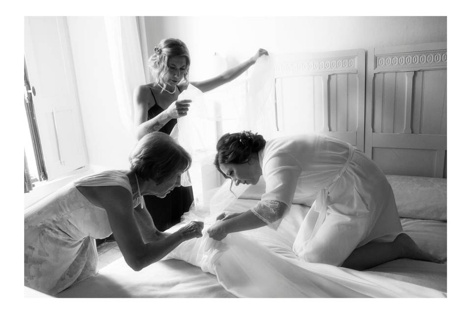 Preparazione della sposa