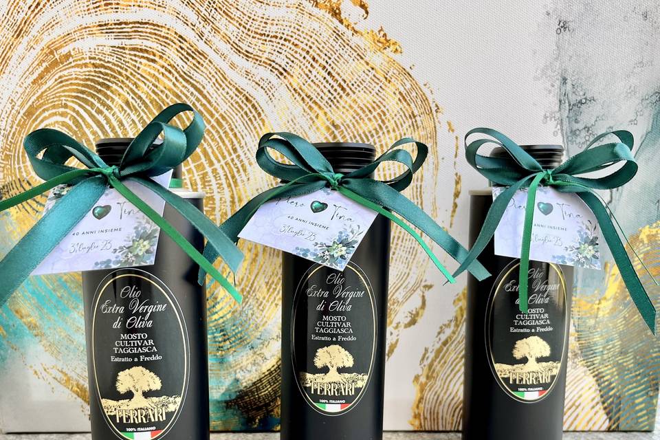 Olio bomboniere anniversario