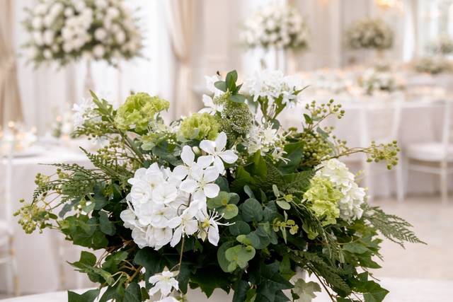 Decorazione tavolo sposi