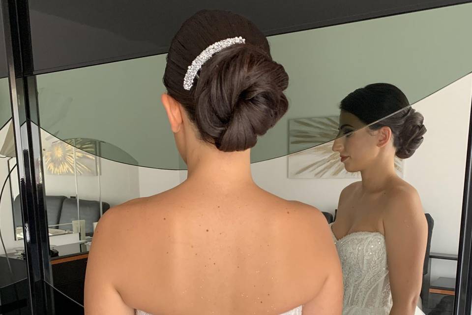 Bride monia hair fashion