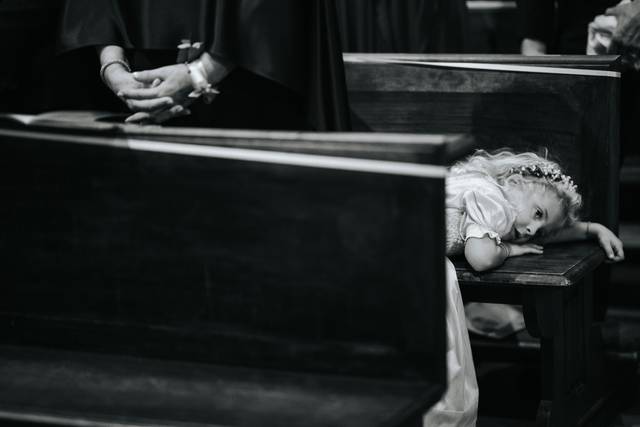 Bambini durante le cerimonie