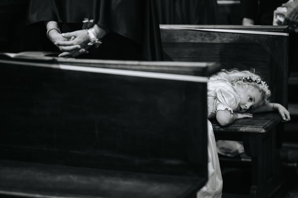Bambini durante le cerimonie