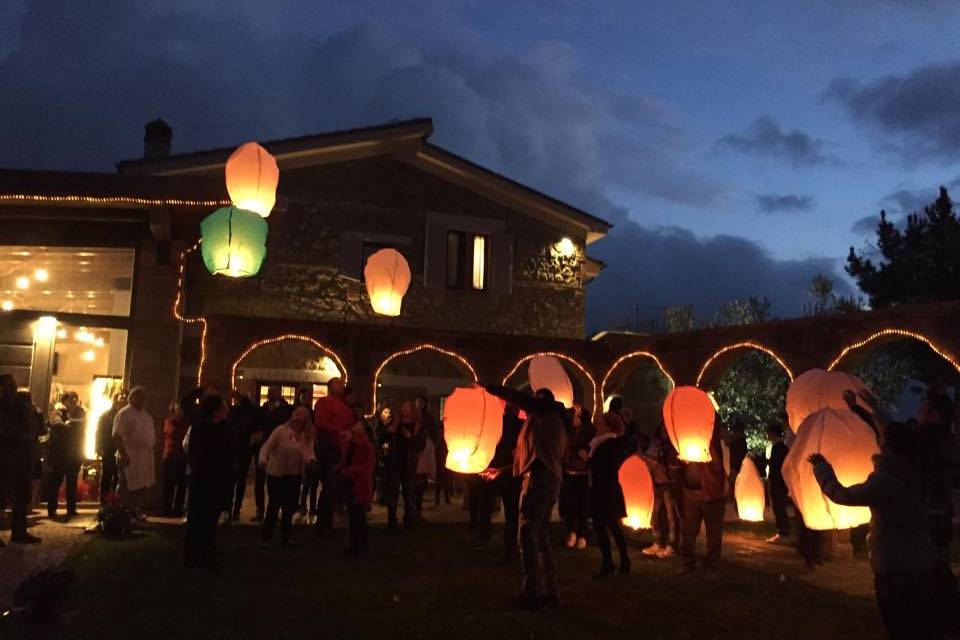 Agriturismo La Collina  di notte