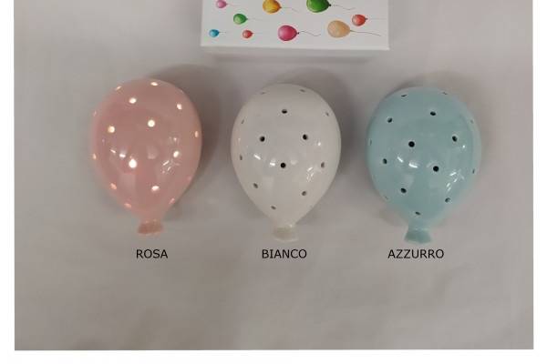 Palloncino ceramica/led/muro