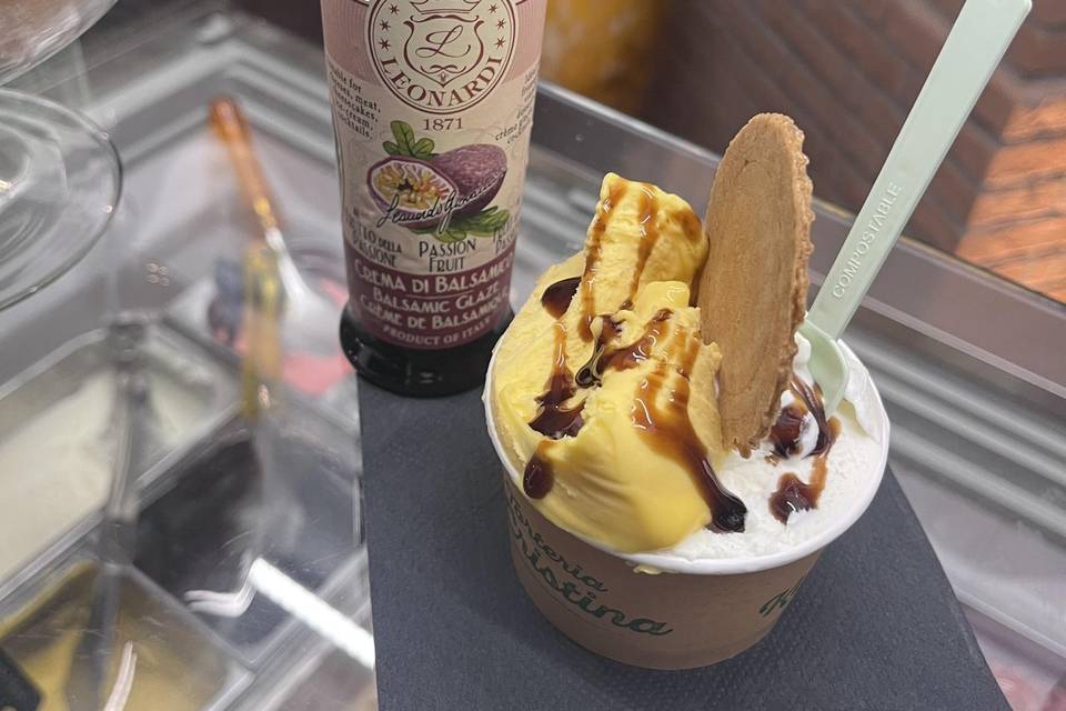 Aceto sul gelato