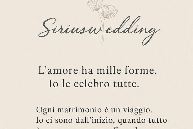 Sirius Wedding