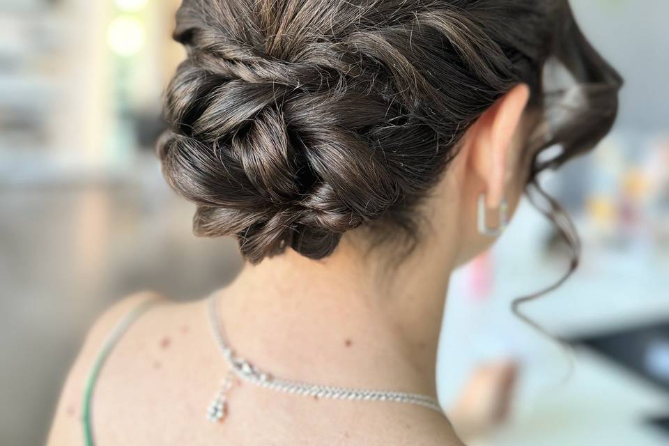 Chignon intrecciato