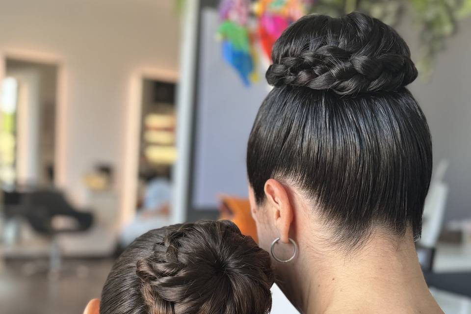 Chignon intrecciati