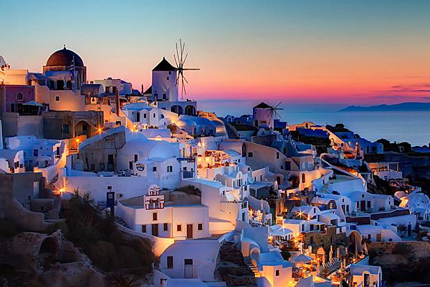 Tramonto a Santorini