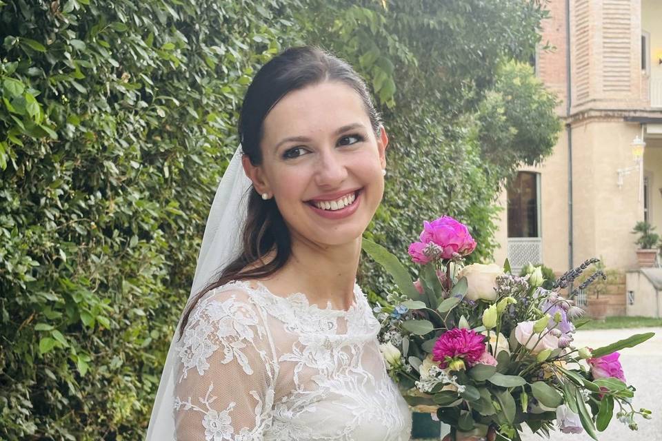 Make-up romantico per Claudia