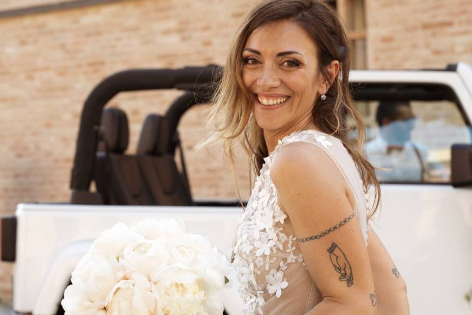 Servizio sposa total look