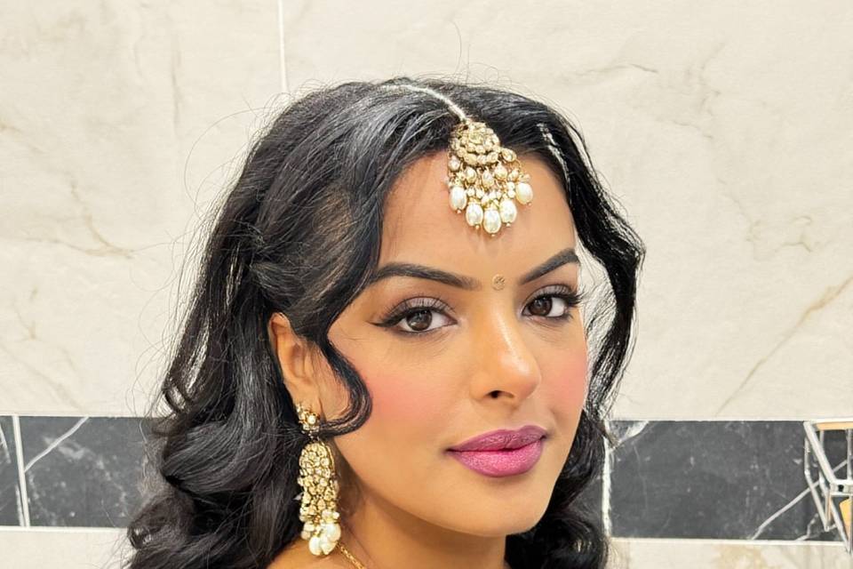 Onde arabe e soft make-up