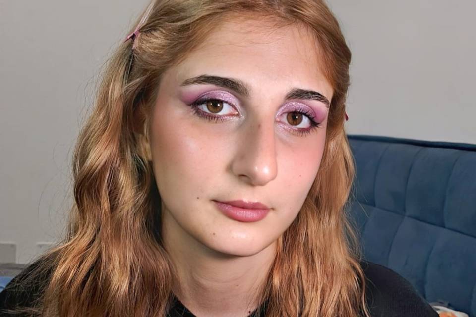 Trucco colorato cerimonia
