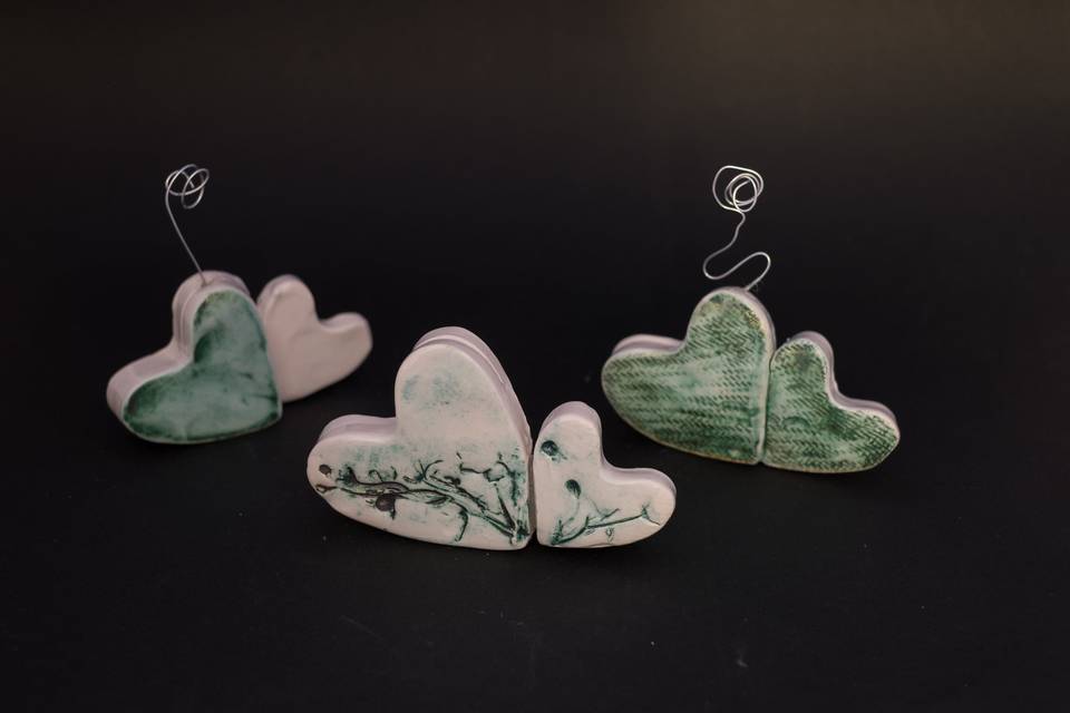 Ceramica a forma di cuore