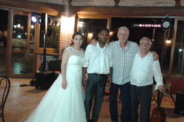 Sposi Claudia e Gopal