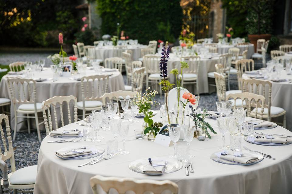 Cena in giardino