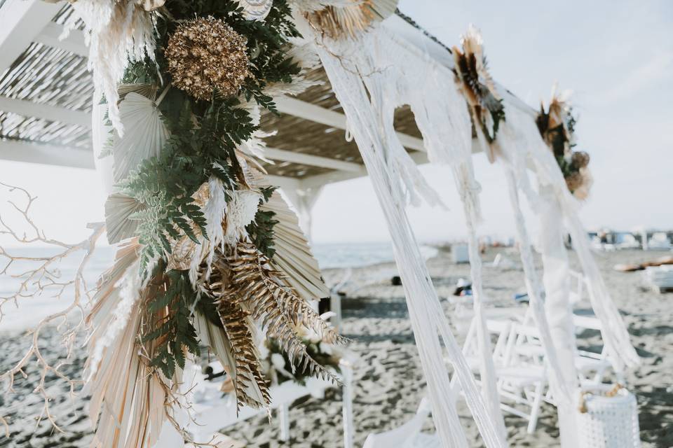 Allestimento al mare