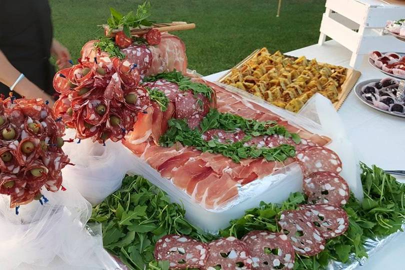 Paesaggio di salumi