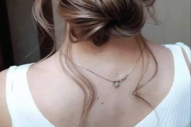 Chignon basso punto luce