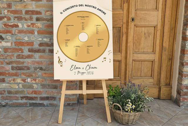 Tableau mariage Music