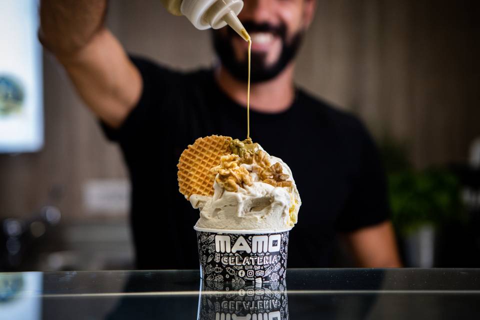 Il nostro gelato servito