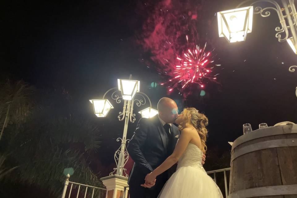 Wedding - Fireworks - Italy - fuochi d'artificio per matrimonio