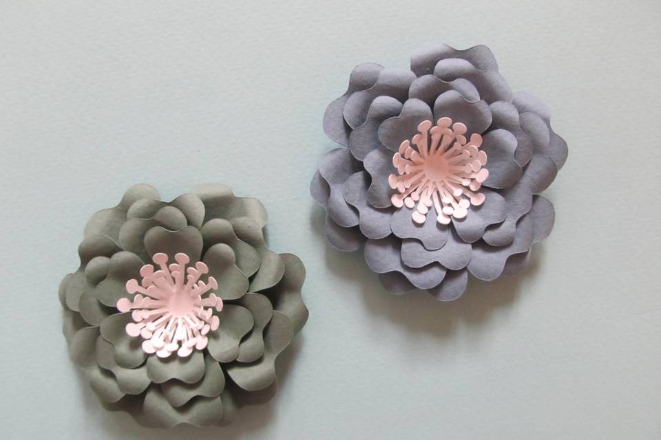 Paper flower handmade