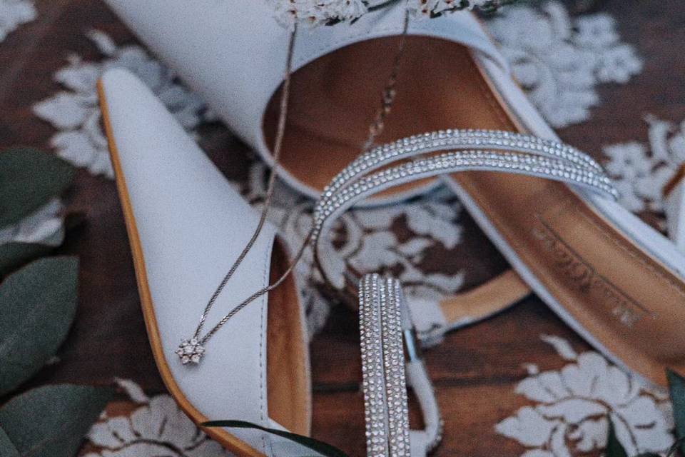 Bride's shoes