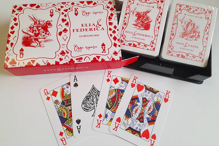 Bomboniera carte da gioco