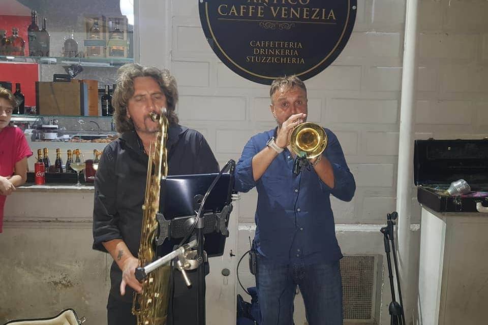 George & Sergio on Sax (Guest)