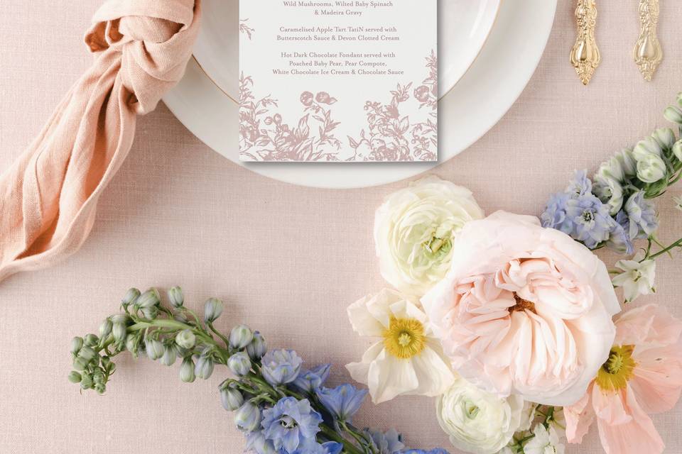 Menu peonie