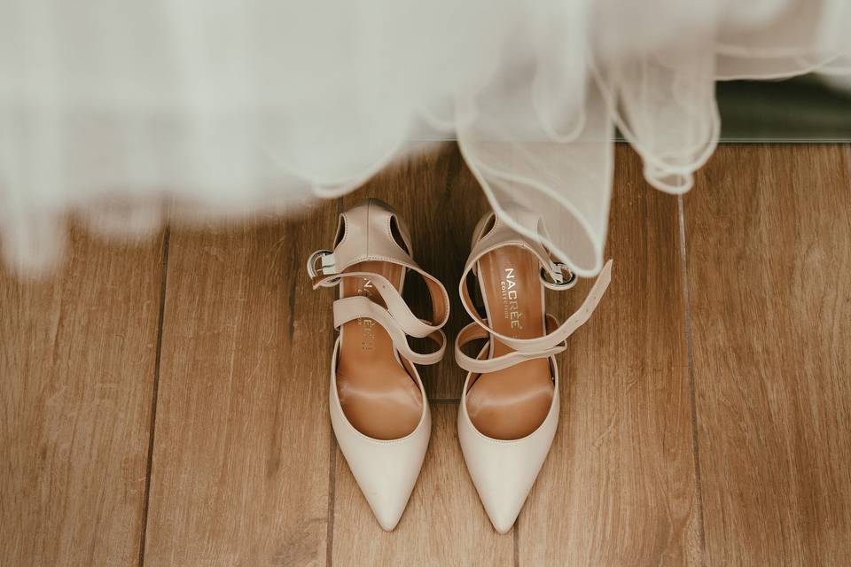 Scarpe della sposa