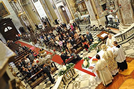 Cerimonia in chiesa