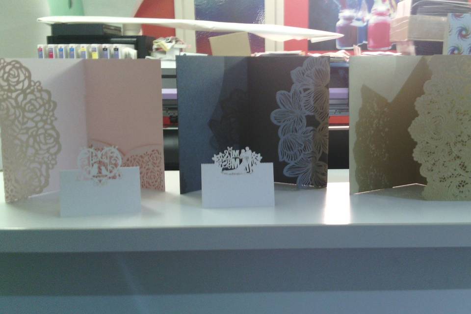 Inviti a tasca lasercut