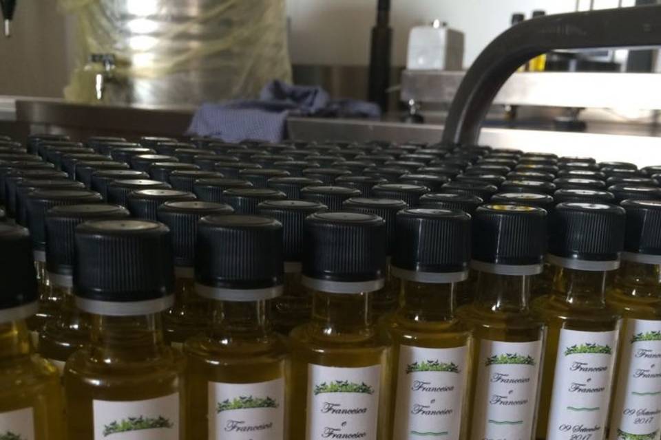 Mini bottigliette olio evo