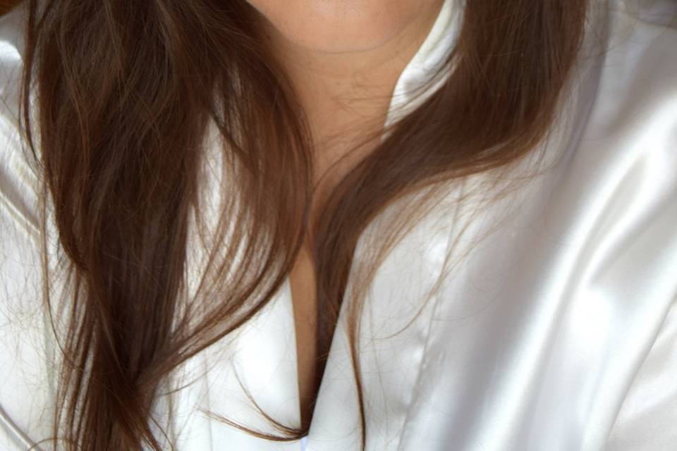 Natural bridal make-up