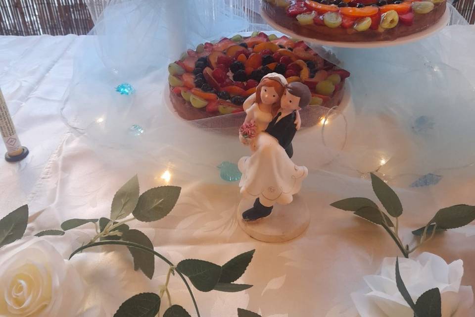 Torta nuziale fatta da noi