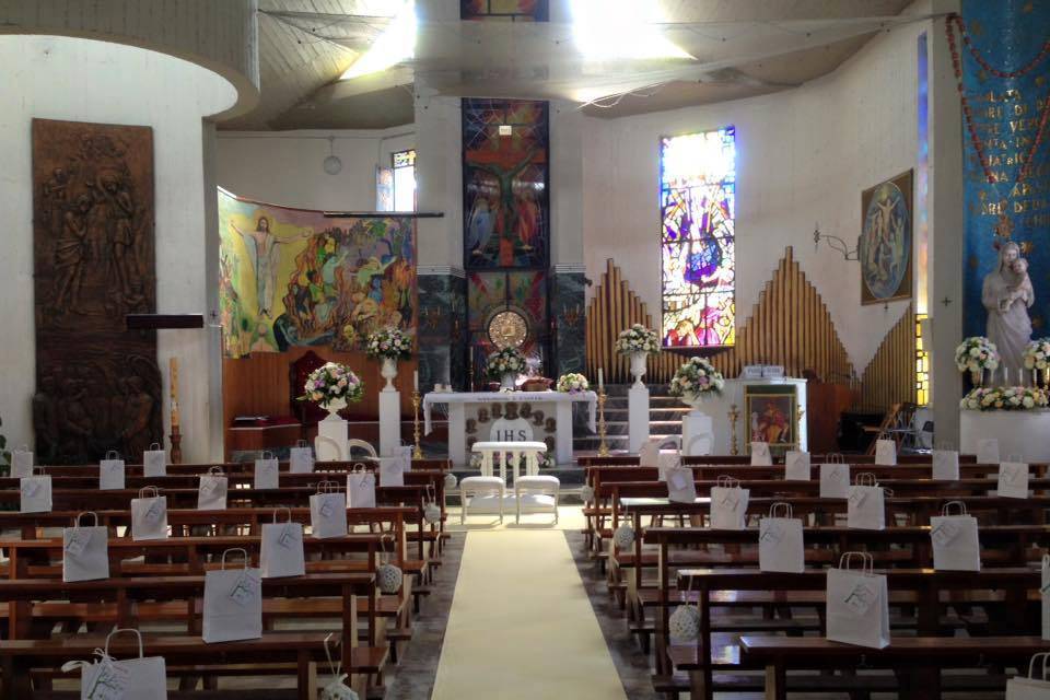 Allestimento interno chiesa