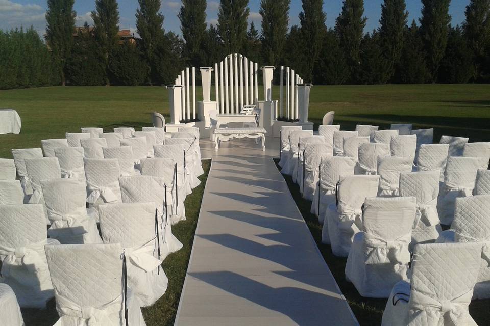 Allestimento per matrimonio