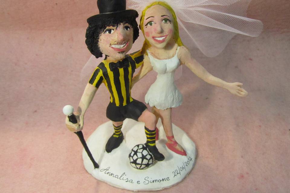 Cake topper/terracotta