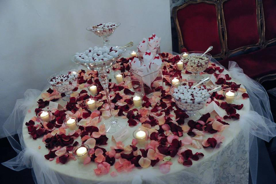 Tavolo confettata