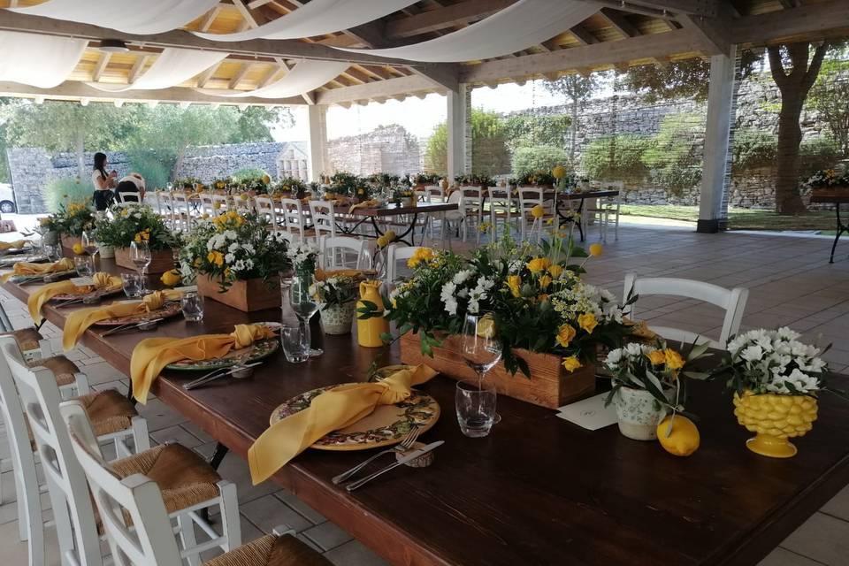 Mise en place al Gazebo