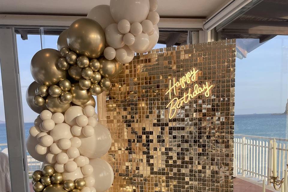 Compleanno vista mare